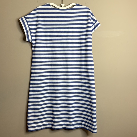 Vineyard Vines Swing Tunic Dress Blue White Striped size M - Picture 5 of 6